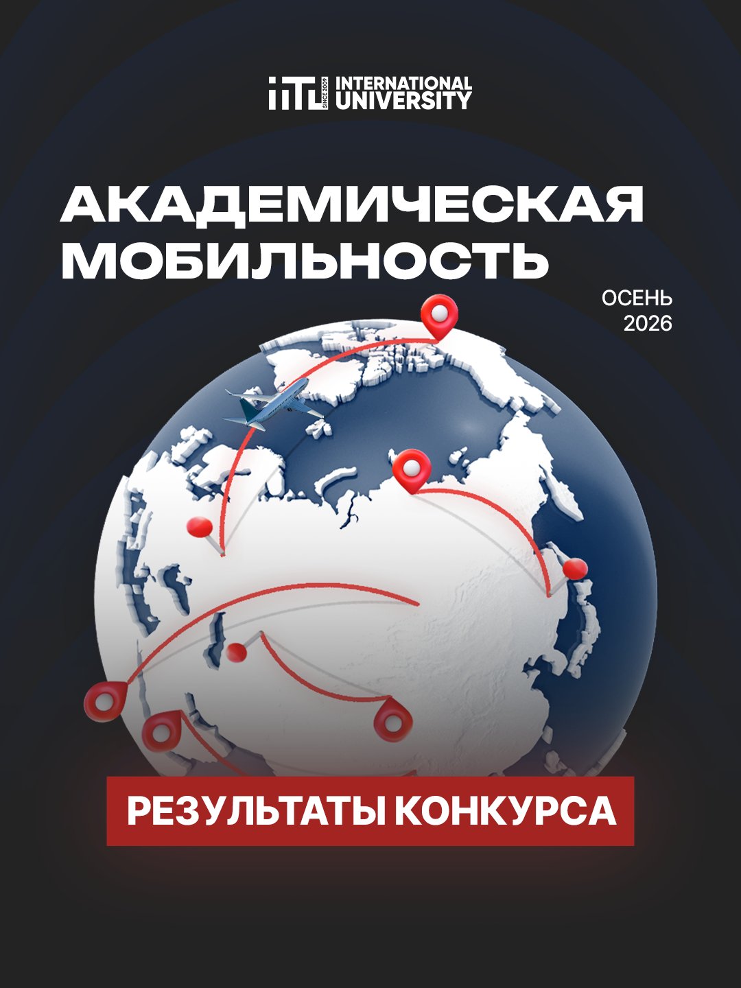 Результаты конкурса на осенний семестр 2026-2027 учебного года по программе академической мобильности